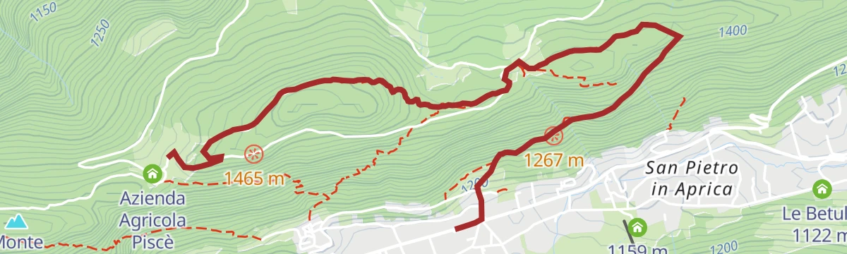 Route map: Valentina Trail No. B353